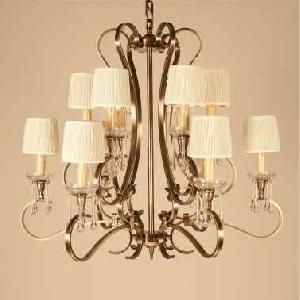 LAMPARA TECHO PRESTIGE 65X75 LATÓN ENVEJECIDO ORO/PLATA, PRECIOS SIN PANTALLAS, CRISTAL ASFOUR - BML