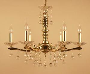 LAMPARA TECHO MILAN 6 BRAZOS FUND. 65X60 BOLAS TALLADAS, CRISTAL ASFOUR - BML