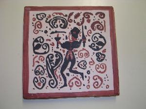 ARTESANIA CERAMICA MURAL SOCARRAT 20X20X1,5 REF. 2005 - MOL