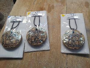 ARTESANIA CERAMICA COLGANTE 5X0,9 REF. 3601 (PAQUETE 3 PIEZAS) - MOL